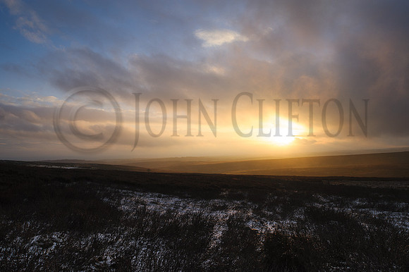 Winter Sunset - Spaunton Moor