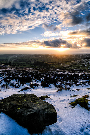 Farndale Winter Sunset